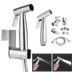 Douchette wc - hb046 - acier inoxydable - ergonomique - conomie deau - facile  utiliser