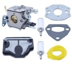Kit de durites de filtre a essence carburateur carb air pour husqvarna 142 141 137 136 36 36 41