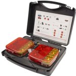 Kit �clairage arri�re remorque sans fil - pzcc - feux led - rechargeable - 105x105x64 mm - ip65 �tanche ...