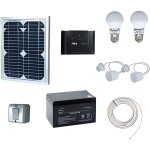 Kit eclairage interieur solaire 10w