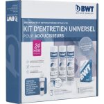 Kit entretien adoucisseurs - bwt - kit universel - 3 cartouches + 1 pack de pastilles de nettoyage - ...