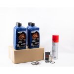 Kit entretien vidange standard pour royal enfield classic 500 de 2016  2019 - elf moto 4 road 15w50 ...