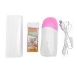 Kit �pilateur roll - on cire chaude - ulisem - 100ml - �pilation rapide - prise us 110v - fonte ultra ...