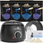 Kit �pilation cire professionnelle lifestance avec 42 accessoires ? chauffe - cire pr�cis pour tous types ...
