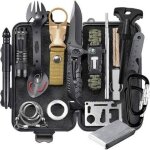 Kit déquipement de survie durgence filtre extérieur tactique randonnée camping outil sos Kit déquipement de survie durgence filtre extérieur tactique randonnée camping outil sos
