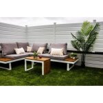 Kit extension cloture pvc blanc lg. 1m50 ht. 1m30