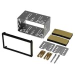 Kit facade autoradio 2 din - ford - universel - 110x188. 5mm - compatible citroen peugeot renault vw ...