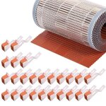 Kit faiti�re ? 1 closoir rouge 400 mm x 10 ml rouge + 25 clips rouge pour faiti�re ou ar�tier