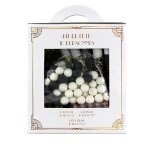 Kit de fte 10 personnes cotillons art dco blanc