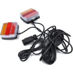 Kit de feux de remorque - folaya - 12v - 26 led - Étanche - universel - installation rapide Kit de feux de remorque - folaya - 12v - 26 led - Étanche - universel - installation rapide