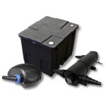 Sunsun kit complet: cbf - 350 filtre de bassin jusqu� 12000 l biologique ctf - 3800 supereco pompe de ...