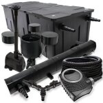 Sunsun kit complet: cbf - 350c filtre de bassin jusqu� 90000 l neo10000 pompe 10000l / h 80w cuv - 272 ...