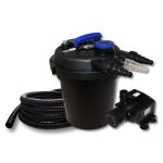 Kit de filtration � pression bassin 6000l st�rilisateur uvc 11w pompe 25m tuyau - 54308