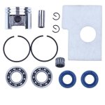 Kit de filtre � air portant le joint dhuile de vilebrequin de piston de moteur pour stihl ms180 ms 180 ...
