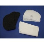 Kit filtres anti odeurs - anti vapeur delonghi friteuse 5525102200 - blanc