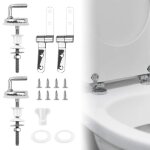 Kit de fixation abattant wc - marque - universel - acier inoxydable - 2pcs - r�sistant � la rouille
