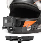 Kit de fixation pour casque de moto - svatv - coussinets adh�sifs incurv�s - compatible gopro hero 12 ...