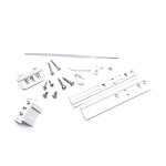 Kit de fixation porte frigo - whirlpool - 481231028208 - intgrable - systme glissire - 2 pices
