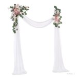 Kit de fleurs artificielles pour arc de mariage avec arrangement de fleurs drap�es en arc butin de fleurs ...