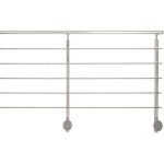 Kit garde - corps inoline 2m fixation latrale - jardipolys - pack alu - aluminium - blanc