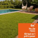 Kit gazon synth�tique lands 38 2mx3m (soit 6m�) hauteur des brins 38mm