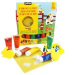 Kit gouache aux doigts 6 tubes 20 ml animaux les animaux de la ferme