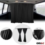 Rideaux de s�paration de cabine universel pour voiture h3 noir tissu