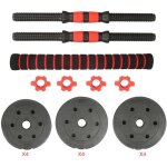 Kit haltères musculation - poids ajustable - noir - 20kg Kit haltères musculation - poids ajustable - noir - 20kg