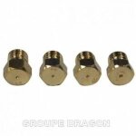 Kit injecteurs gaz butane pour table de cuisson ikea - 90125091 - 854175929611 (whirlpool) 481231039
