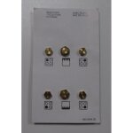 Kit injecteurs gaz butane pour table de cuisson beko cg61000g