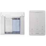 Kit interphone audio 2 fils - bticino - sfera allmetal - blanc - 14 cm 364