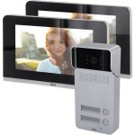 Kit interphone multi - appartement - dio connected home - unit extrieure 2 boutons - 2 crans 7 ...