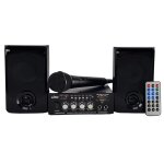 Kit karaok� party sound & light party - ka100 2x50w usb sd et bluetooth micro