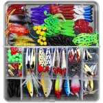 Kit de leurres de p�che - amoune - 141pcs - portable - eau douce et sal�e - mixte