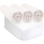 Kit pratique de linge de lit bebe : 3 draps housse 40x80 coton blanc + 2 aleses proteges matelas 40x80 ...