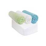 Kit pratique de linge de lit bebe : 3 draps housse 40x80 multicouleur + 2 alses protges matelas 40x80 ...