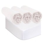 Kit linge de lit bb 60x120 en coton bio blanc 3 draps housse + 2 alses gots & oeko tex fabrication ...