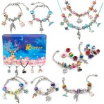 Kit loisir cr�atif 112 pi�ces bracelets pour fille collier enfant jouet cadeau anniversaire 4 5 6 7 8 ...