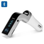 Kit mains libres - transmetteur fm sans - fil bluetooth avec chargeur usb et prise jack - hobby tech Kit mains libres - transmetteur fm sans - fil bluetooth avec chargeur usb et prise jack - hobby tech