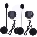 Kit de communication - mains - libres - v4 v6 - 2 pi�ces - accessoires moto - oreillettes
