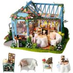 Kit de maison de poupes miniatures en bois vec meubles et outils diy maison miniature a construiremaison ...