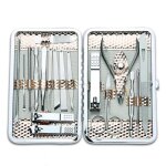 Kit manucre pedicure - coupe ongle professionnel coupe cuticule acier inoxydable 18 pcs trousse manucure ... Kit manucre pedicure - coupe ongle professionnel coupe cuticule acier inoxydable 18 pcs trousse manucure ...