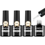 Kit de manucure gel semi - permanent - zgeer - 4 pi�ces - base et top coat - d�shydrateur et primer - ...