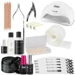 Kit manucure excellent pro master line avec lampe uv gel uv liquides et accessoires