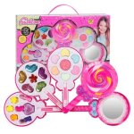 Kit de maquillage - malette sucette - 4 couches - avec miroir - pour filles � partir de 3 ans