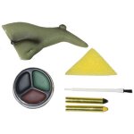 Kit maquillage sorcière - nez inclus - palette - Éponge - 2 crayons Kit maquillage sorcière - nez inclus - palette - Éponge - 2 crayons