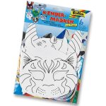 Kit de masques de carnaval pour enfants � d�corer animaux 6 pi�ces
