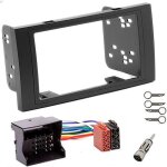 Kit montage autoradio 2 din avec supports pour ford focus c - max s - max transit fiesta galaxy kuga