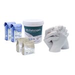 Kit de moulage - algaplay - michelangelo family kit xl - 33kg - alginate non toxique - pour 4 mains