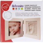 Kit modelage empreinte bb - artemio - cadre photo 125x125 cm - blanc
